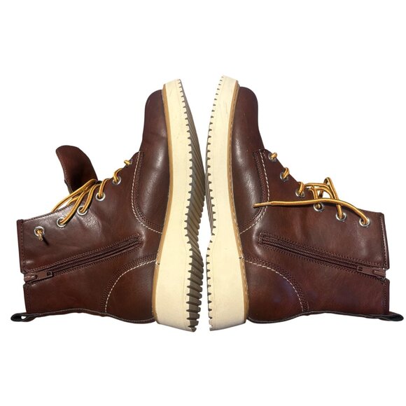 Madden Girl Kentt Lace Up Brown Combat Boots Womens Size 8M PU Upper - Picture 10 of 13